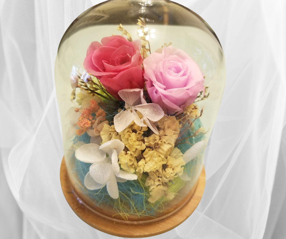 Feb 23rd (Fri): Preserved Real Flowers in Glass Jar (for Seniors 55+)